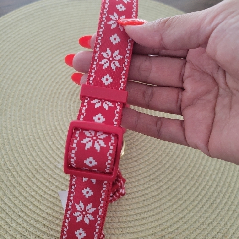 Top Paw Holiday Dog Collar L Red - Picture 5 of 8